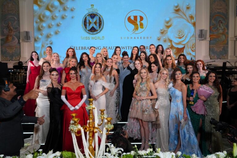 Sudha Reddy Welcomes 108 Miss World 2025 Delegates at ‘Beauty With A Purpose’ Gala at Mon Amour Palais