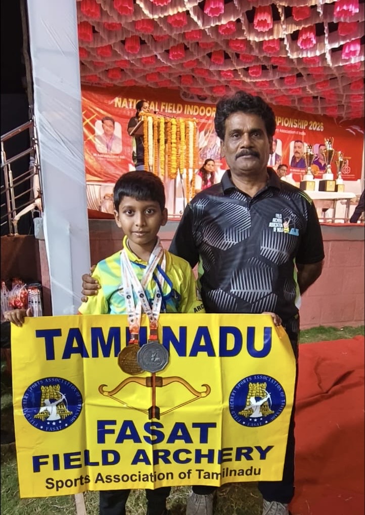 Field Archer Pranish won Gold in Nationals