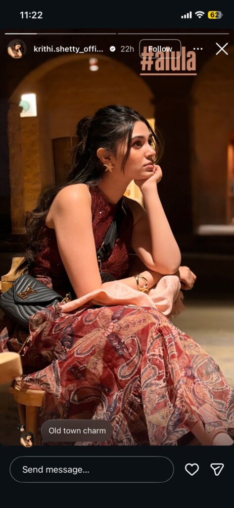 Krithi Shetty’s Desert Diaries Are Breaking the Internet And AlUla Has Never Looked Better