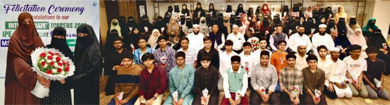 Hafsa Begum Among State Toppers, Brings Pride to MS Education Academy
