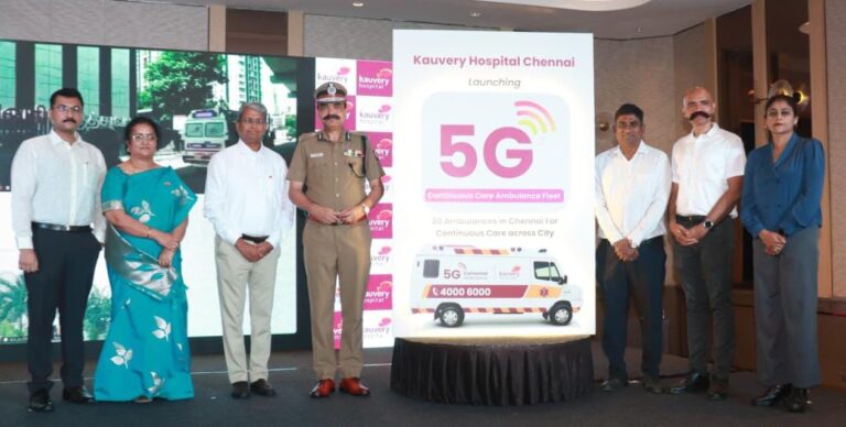 Kauvery Hospital, Chennai Launches 5G Continuous Care Ambulance Fleet with Real-Time Patient Monitoring and Remote Clinical Support