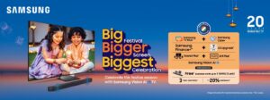 Samsung India Unveils ‘Big, Bigger, Biggest’ Festive Campaign with Exciting Offers on Vision AI TVs